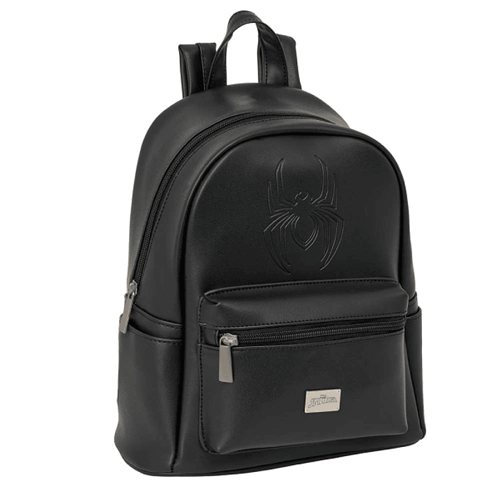Safta Spider-Man Mini Mochila - Cremallera - Bolsillo Frontal - Bolsillo Lateral - Interior Forrado - Hombreras Ajustables - Asa Superior - 9L - 240x1 1