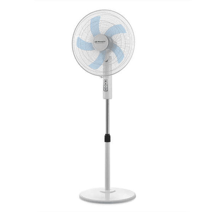 Orbegozo SF 1040 Ventilador de Pie - Potente Rendimiento con 3 Velocidades de Ventilacion - Cabezal Oscilante Multiorientable - Seguro y Silencioso 1