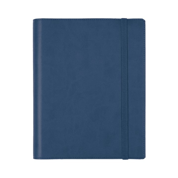 Finocam Duoband Agenda con Bloc de Notas en Catalan - Anual 2026 - Formato E10 - 168x15x226mm - Semana Vista Horizontal - Color Azul 1