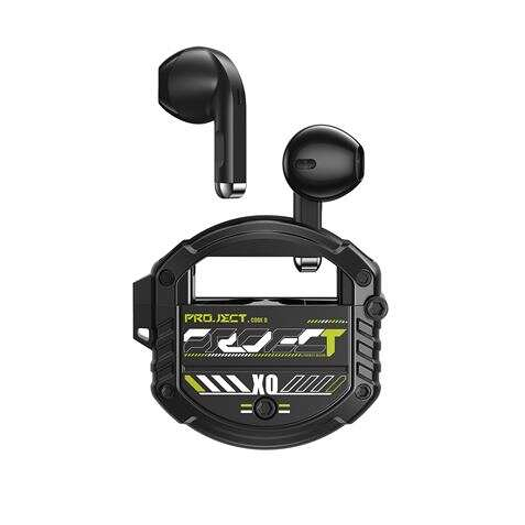 XO Auriculares Bluetooth 5.3 - hasta 4 Horas de Musica - Bateria Auricular 30Mah - Bateria Caja de Carga 300Mah - Color Negro 1