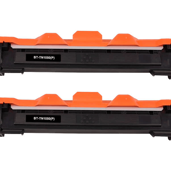 Brother TN1050 Negro Pack de 2 Cartuchos de Toner Genericos 1