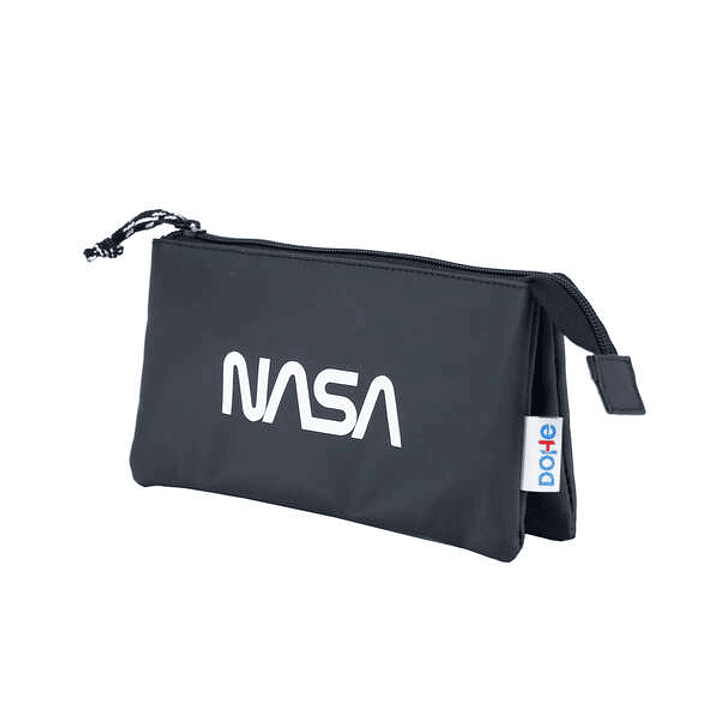 Dohe Portatodo Triple Compartimento - Fabricado en Poliester Impermeable - Cierre Doble de Cremalleras - Resistente y Flexible 1