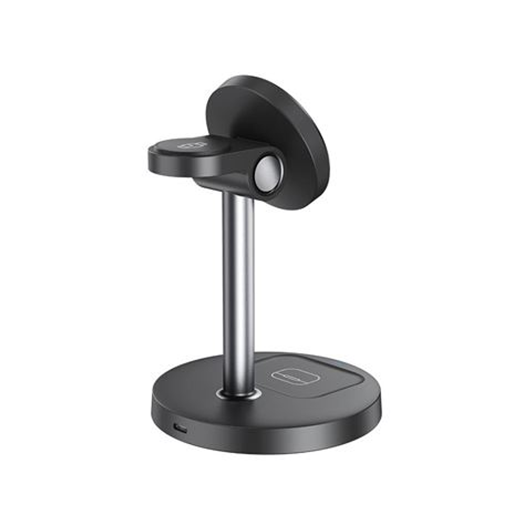 XO CX038 Cargador Inalambrico Magnetico Rapido - 15W - Sujecion Magnetica - Color Negro 1