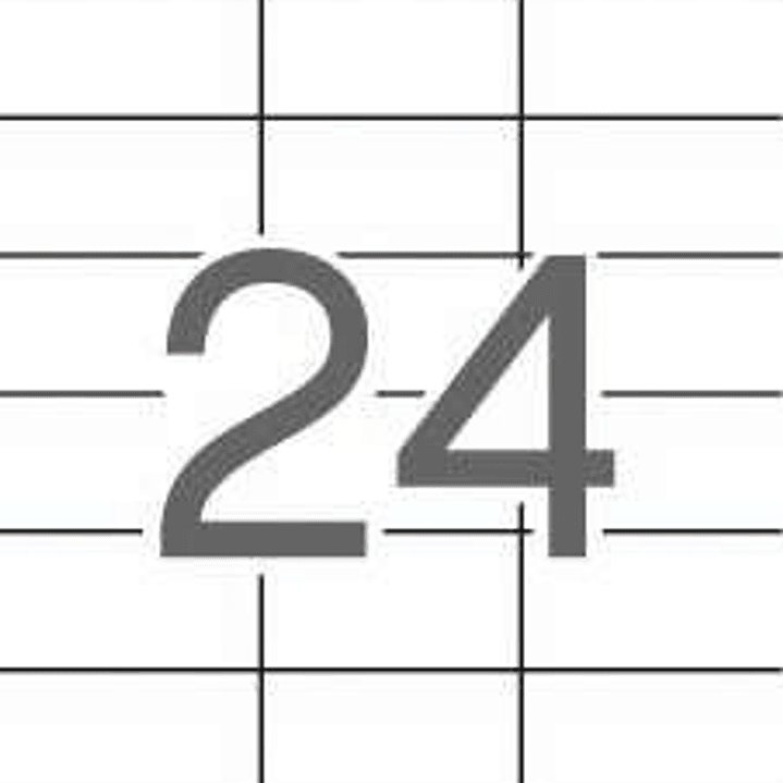 Apli Etiquetas Translucidas Resistentes Intemperie 70.0 x 37.0mm 20 Hojas 1