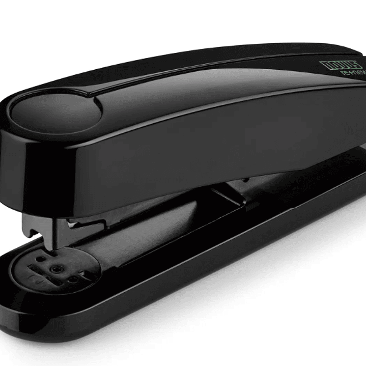Novus B4 re+new Grapadora de Sobremesa - Fabricada con Plastico Reciclado - Hasta 40 Hojas - Grapado Abierto, Cerrado y Clavado - Incluye 200 Grapas - 1