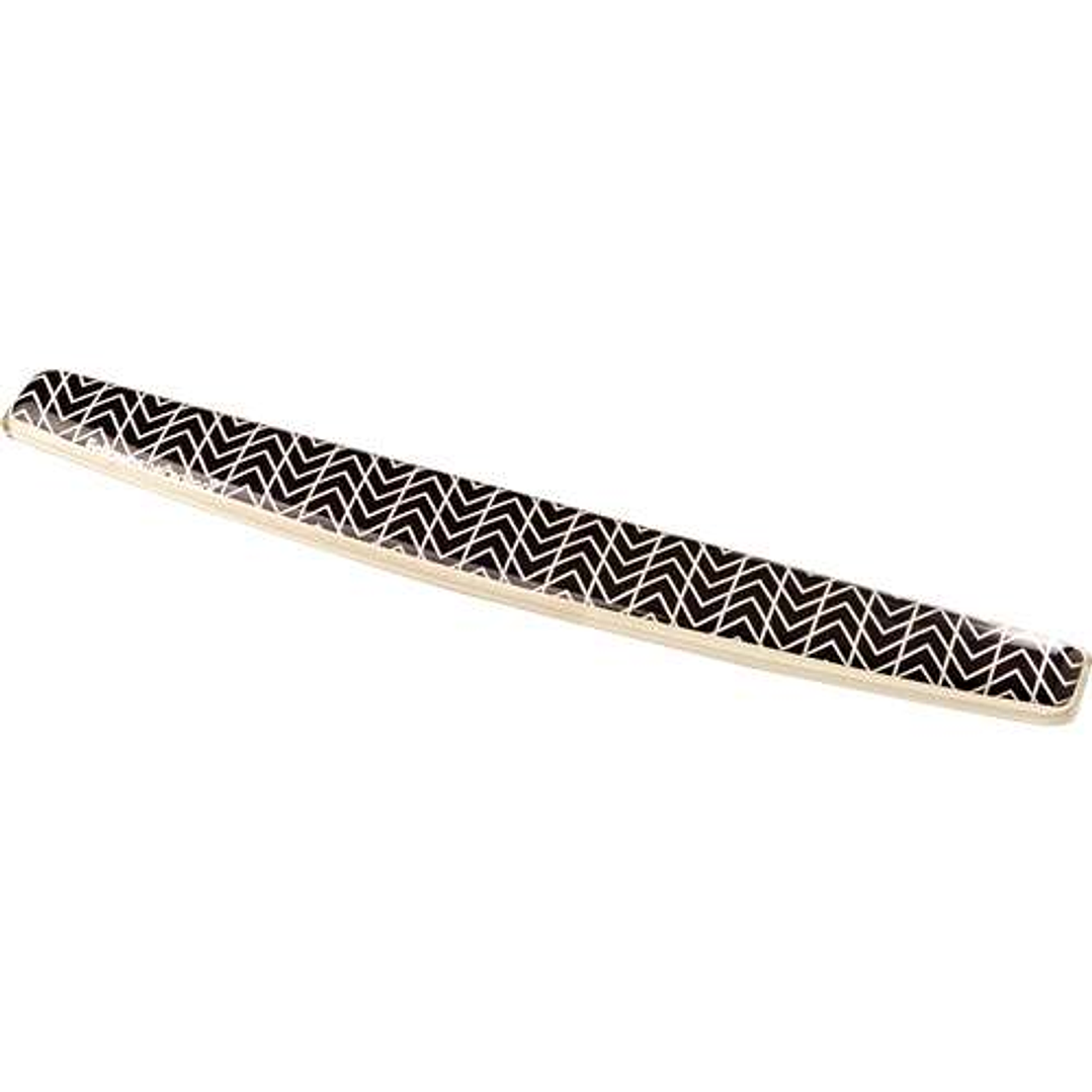 Fellowes Reposamuñecas para Teclado Photo Gel - Alivia los Puntos de Presion - Base Antideslizante - Color Negro 1