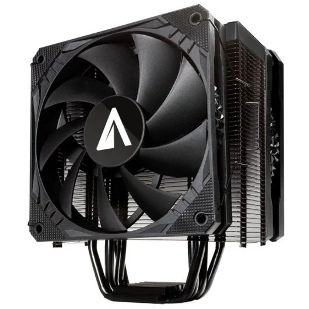 Abysm Gaming Snow IV Ventilador CPU 120mm con Disipador 4 Heatpipes - Velocidad Max. 1600rpm - Color Negro 1