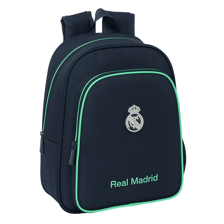 Safta Real Madrid 2ª Equipacion 25/26 Mochila Infantil - Adaptable a Carro - Portabotellas - Hombreras Acolchadas - Bolsillo Frontal - Asa Superior -  1
