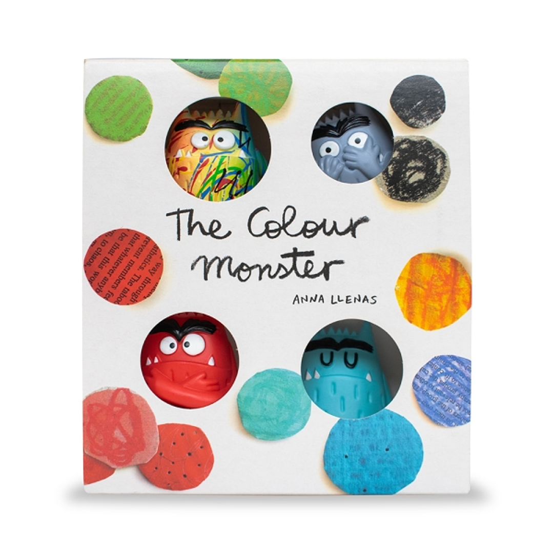 Comansi Set El Monstruo de Colores con Multicolor - 4 Figuras - Juego Inteligencia Emocional - Inspirado en Libro 1