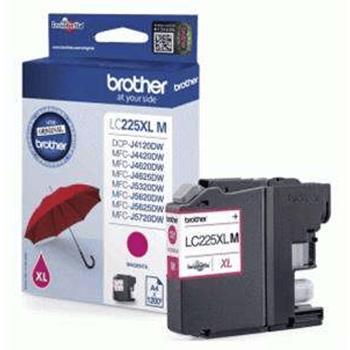 Brother LC225XL Magenta Cartucho de Tinta Original - LC225XLMBP 1