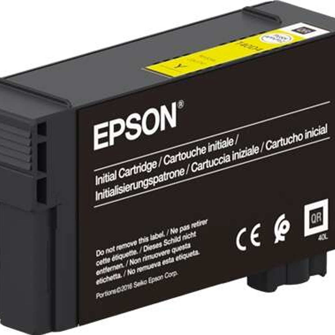 Epson T40C4 Amarillo Cartucho de Tinta UltraChrome XD2 Original C13T40C440 1