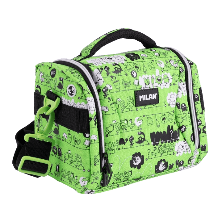 Milan Tandem 2 Bolsa Isotermica Porta Alimentos de 5L - Gran Capacidad - Apertura Total - 24.5x20x16cm - Color Naranja 1