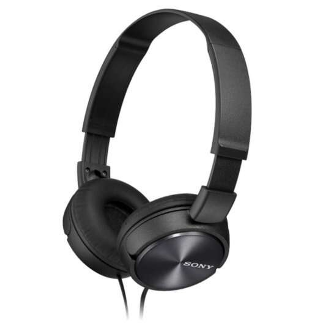 Sony MDR-ZX310 Auriculares con Microfono - Plegables - Diadema Ajustable - Almohadillas Acolchadas - Controles en Cable - Cable de 1.20m 1