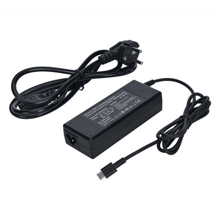 Ewent Cargador Universal para Portatil de 90W - USB-C - Power Delivery - Gestion Inteligente de Corriente - Color Negro 1