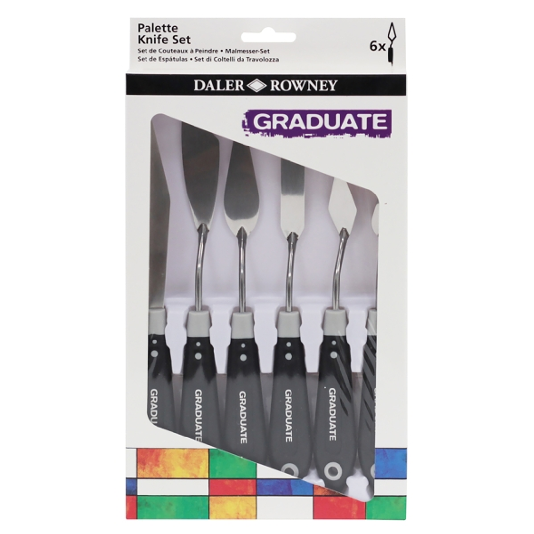 Daler Rowney Graduate Pack de 6 Espatulas 1