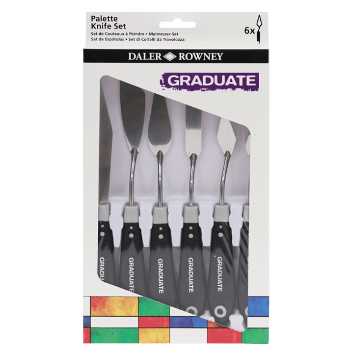 Daler Rowney Graduate Pack de 6 Espatulas 1