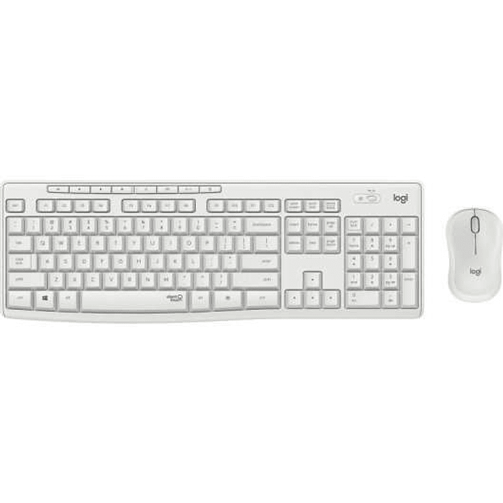 Logitech MK295 Pack Inalambrico Teclado + Raton 1000dpi 3 Botones - Teclas y Botones Silenciosos - Uso Ambidiestro - Color Blanco 1