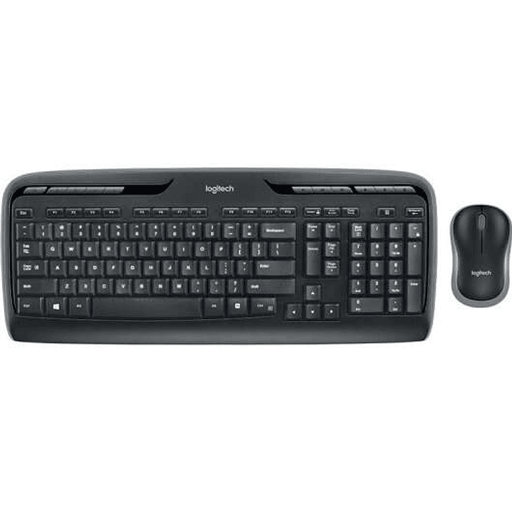 Logitech MK330 Pack Inalambrico Teclado Multimedia + Raton 3 Botones - Uso Ambidiestro - Color Negro 1