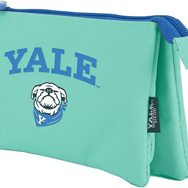 Dohe Yale Dog Portatodo Triple - Cierre Doble con Cremallera y Tirador de Goma 1