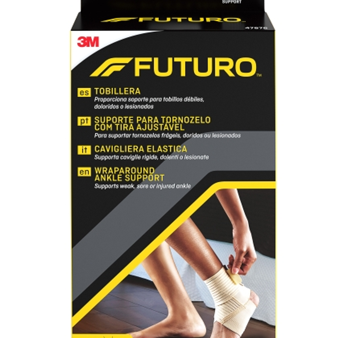 Futuro Tobillera - Talla L (22.9 - 25.4cm) - Transpirable - Color Beige 1