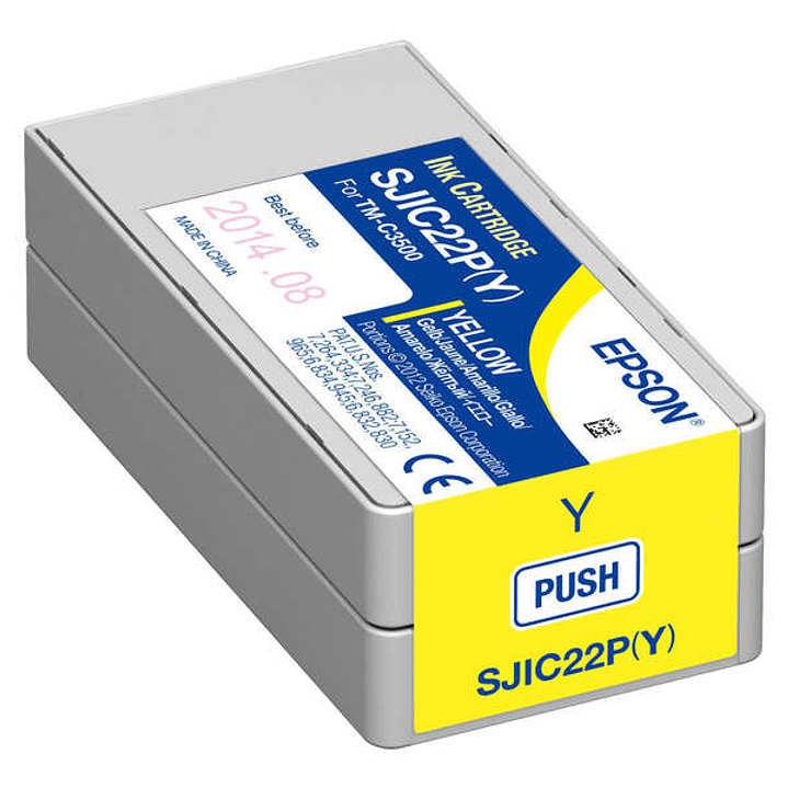 Epson SJIC22P Amarillo Cartucho de Tinta Original - C33S020604/SJIC22P(Y) 1