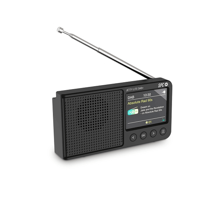 SPC Jetty Lite Radio Portatil Digital DAB+ - Pantalla TFT 2.4