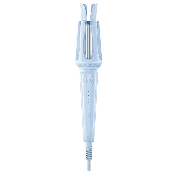 XO CF40 Rizador de Pelo - 40W - Punta 360 - Autocurvatura - Control de Temperatura Digital con 4 Niveles - Apagado Automatico - Color Azul 1
