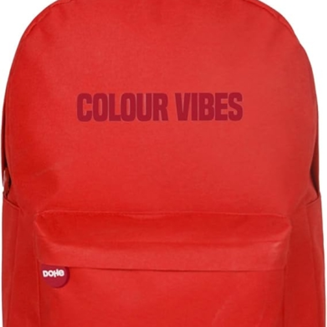 Dohe Daypack Colour Vibes Mochila Escolar - Varios Compartimentos - Asa Superior - Tirantes Acolchados y Ajustables - Fabricada en Poliester - Color R 1