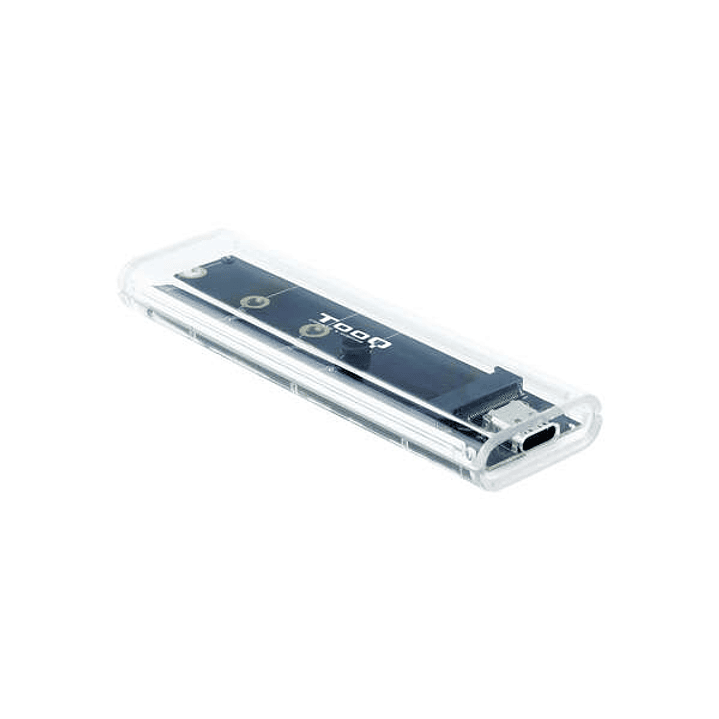 Tooq Carcasa Externa SSD M.2 NGFF/NVMe USB-C 3.1 Gen2 RGB 1