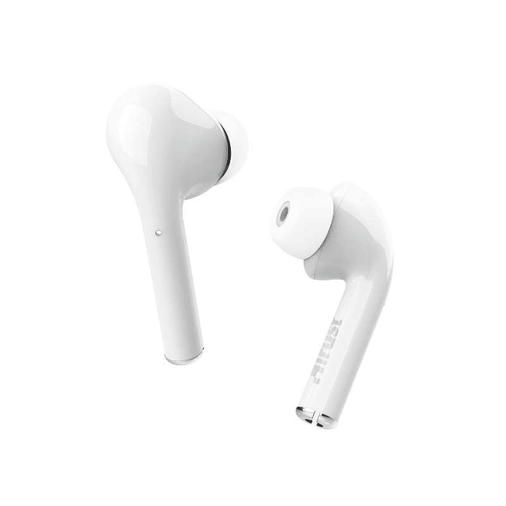 Trust Nika Auriculares Bluetooth 5.0 - TWS - Controles Tactiles - Autonomia hasta 16h - Estuche de Carga - Color Blanco 1