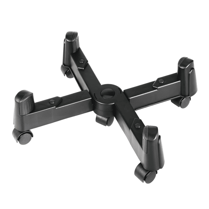 Hama Soporte en X para CPU - Capacidad hasta 25kg - Ruedas - Gomas Antideslizantes - 9.7x40x11.8cm - Color Negro 1