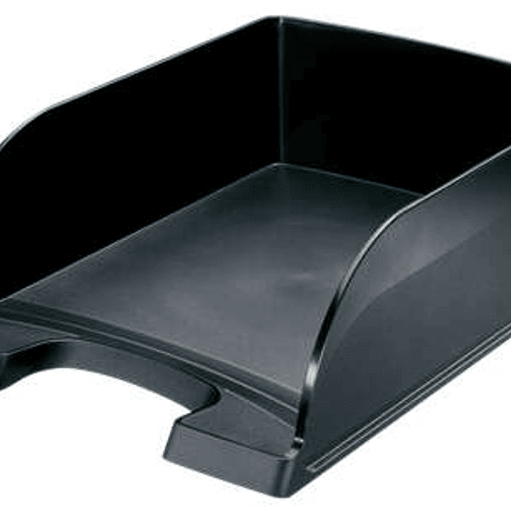 Leitz Plus Jumbo Bandeja Portadocumentos de Gran Capacidad - Formato Vertical A4 - Hasta 8uds Apilables - Color Negro 1