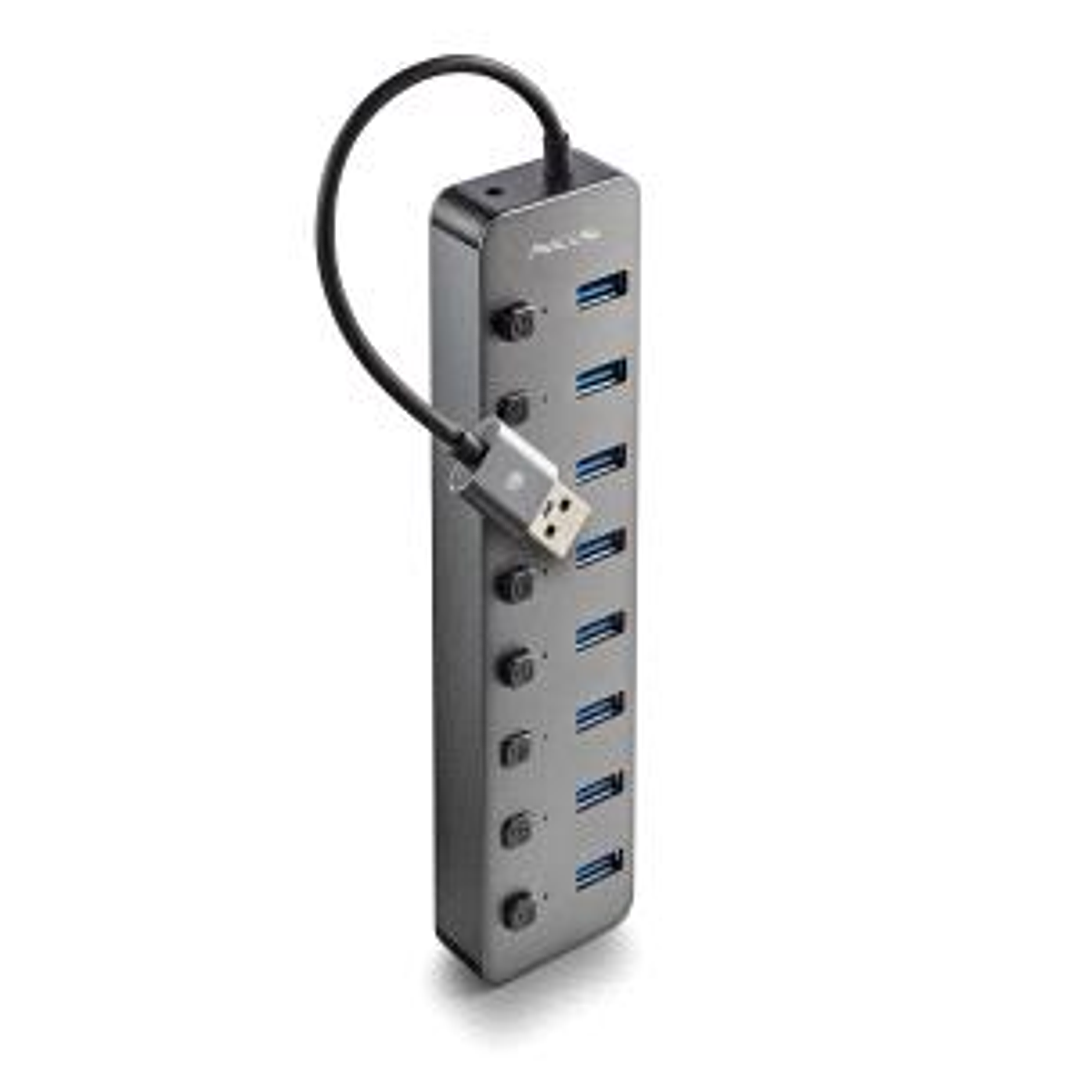 NGS IHUB8  Hub USB 3.0 - 8 Puertos USB 3.0 con Interruptores - Hasta 5Gbps 1