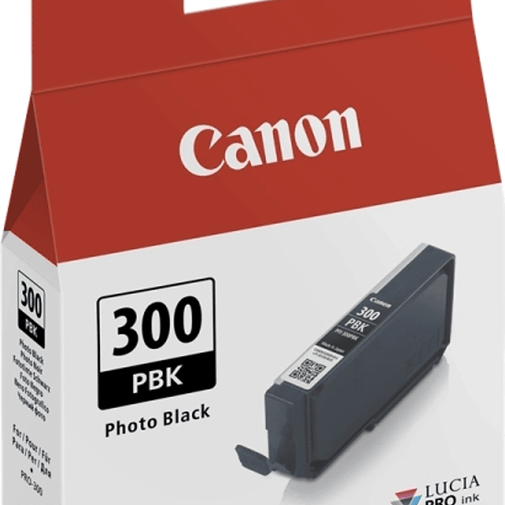 Canon PFI300 Negro Photo Cartucho de Tinta Original - 4193C001/PFI300PBK 1