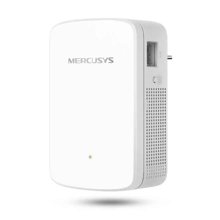 Mercusys ME20 Repetidor Extensor de Red WiFi - Hasta 750Mbps - 1x RJ-45 - Boton WPS - Color Blanco 1