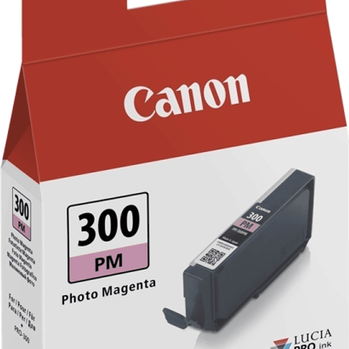 Canon PFI300 Magenta Photo Cartucho de Tinta Original - 4198C001/PFI300PM 1