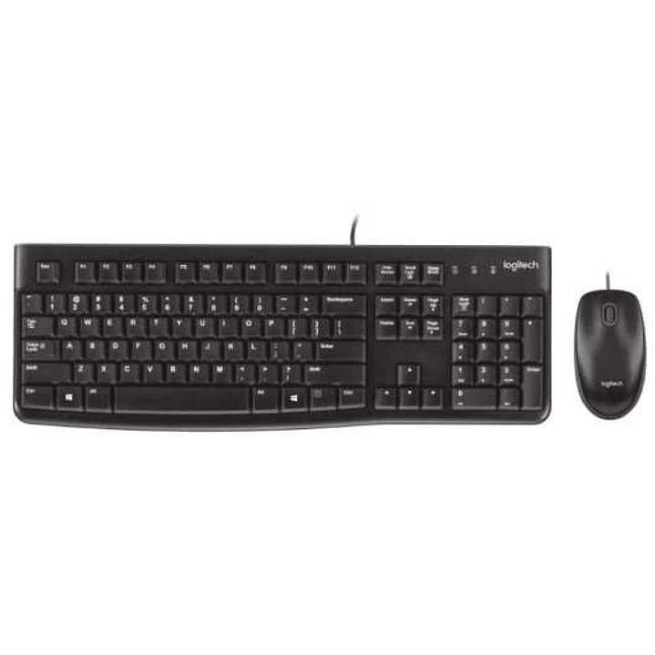 Logitech MK120 Pack USB Teclado + Raton 1000dpi 3 Botones - Uso Ambidiestro - Portugues 1