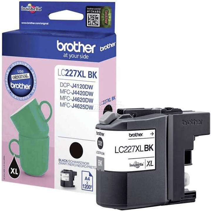 Brother LC227XL Negro Cartucho de Tinta Original - LC227XLBKBP 1