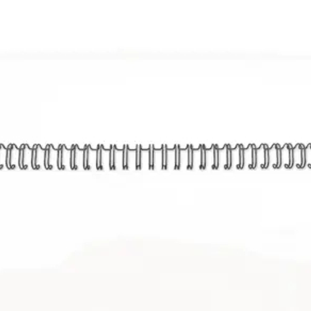 GBC Wirebind Pack de 100 Espirales para Encuadernacion de Alambre 11mm A4 - Para 34 Orificios - Hasta 100 hojas - Profesional Duradero Flexible - Colo 1