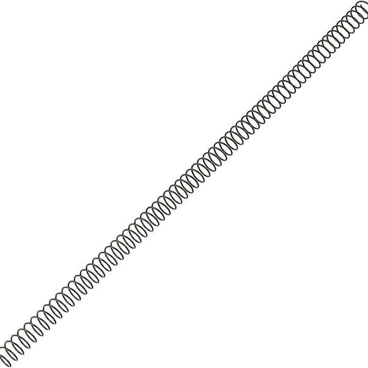 Fellowes Pack de 100 Espirales Metalicas 16mm - Hasta 120 Paginas - Color Blanco 1