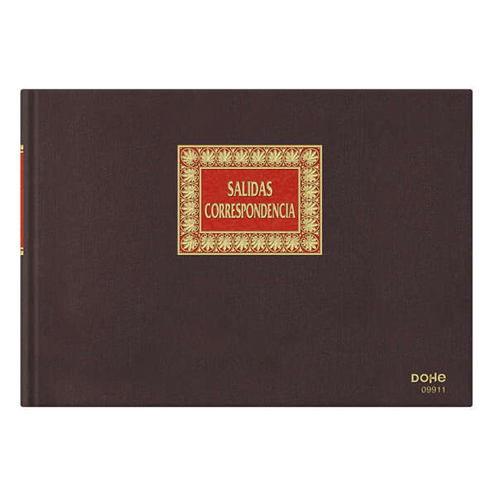 Dohe Cuaderno de Encuadernacion en Tela de Primera Calidad - 100 Hojas - Doble Estampacion en Rojo y Oro - Papel Offset de 100gr - Impreso a Dos Color 1