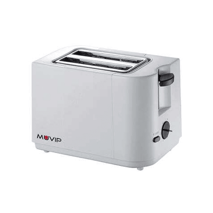Muvip Tostadora de Pan 700W - Capacidad para 2 Rebanadas - 6 Niveles de Tostado - Parada Automatica y Manual 1