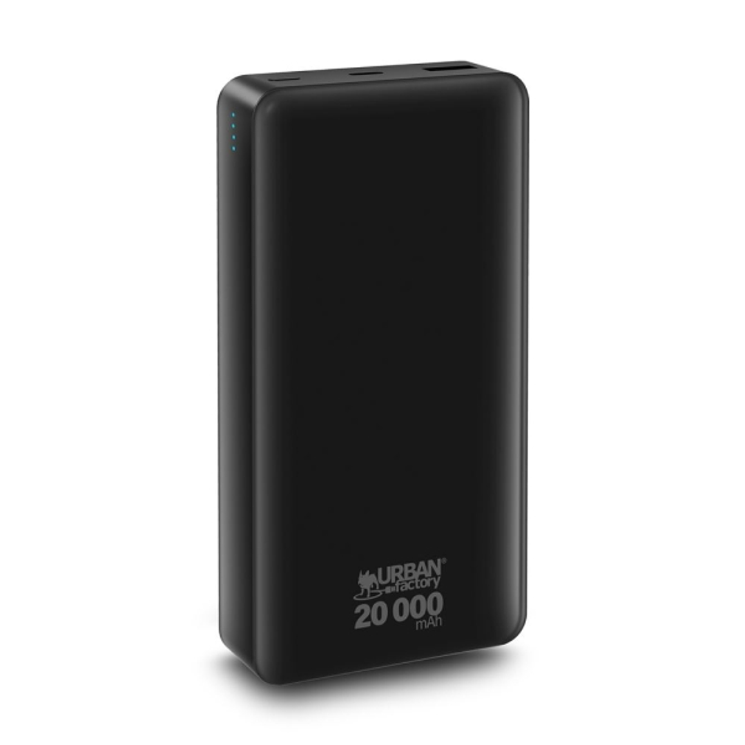 Urban Factory Juicee Max Powerbank 20000mAh - Entrada USB-C - Salida USB-C y USB-A - Color Negro 1