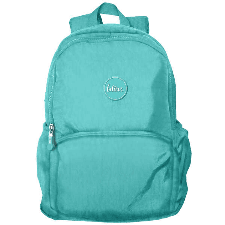 Dohe Serie Pastel Mochila Escolar Mediana - 2 Compartimentos - Tirantes Reforzados y Ajustables - Asa Superior - Color Verde Pastel 1