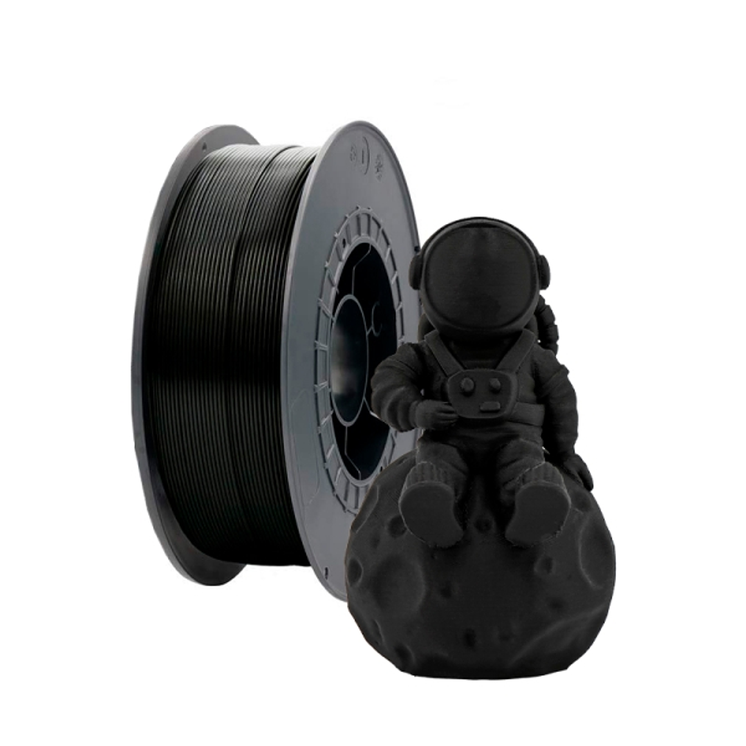 Filamento 3D PLA - Diametro 1.75mm - Bobina 1kg - Color Negro 1