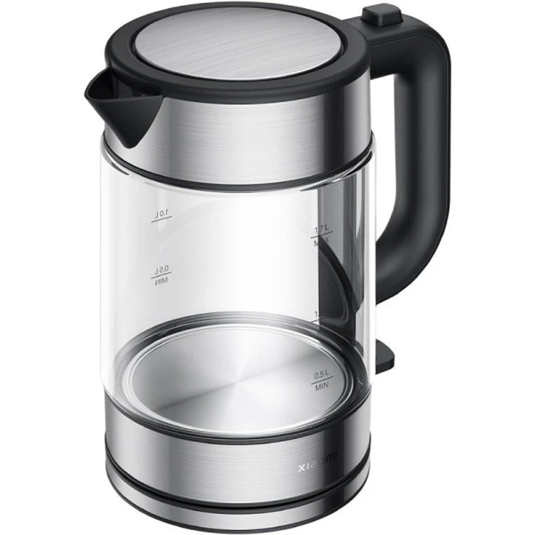 Xiaomi Electric Glass Kettle Hervidor de Agua Electrico 2200W - Capacidad1.7L - Vidrio de Borosilicato - Filtro Extraible - Calentamiento Uniforme del 1