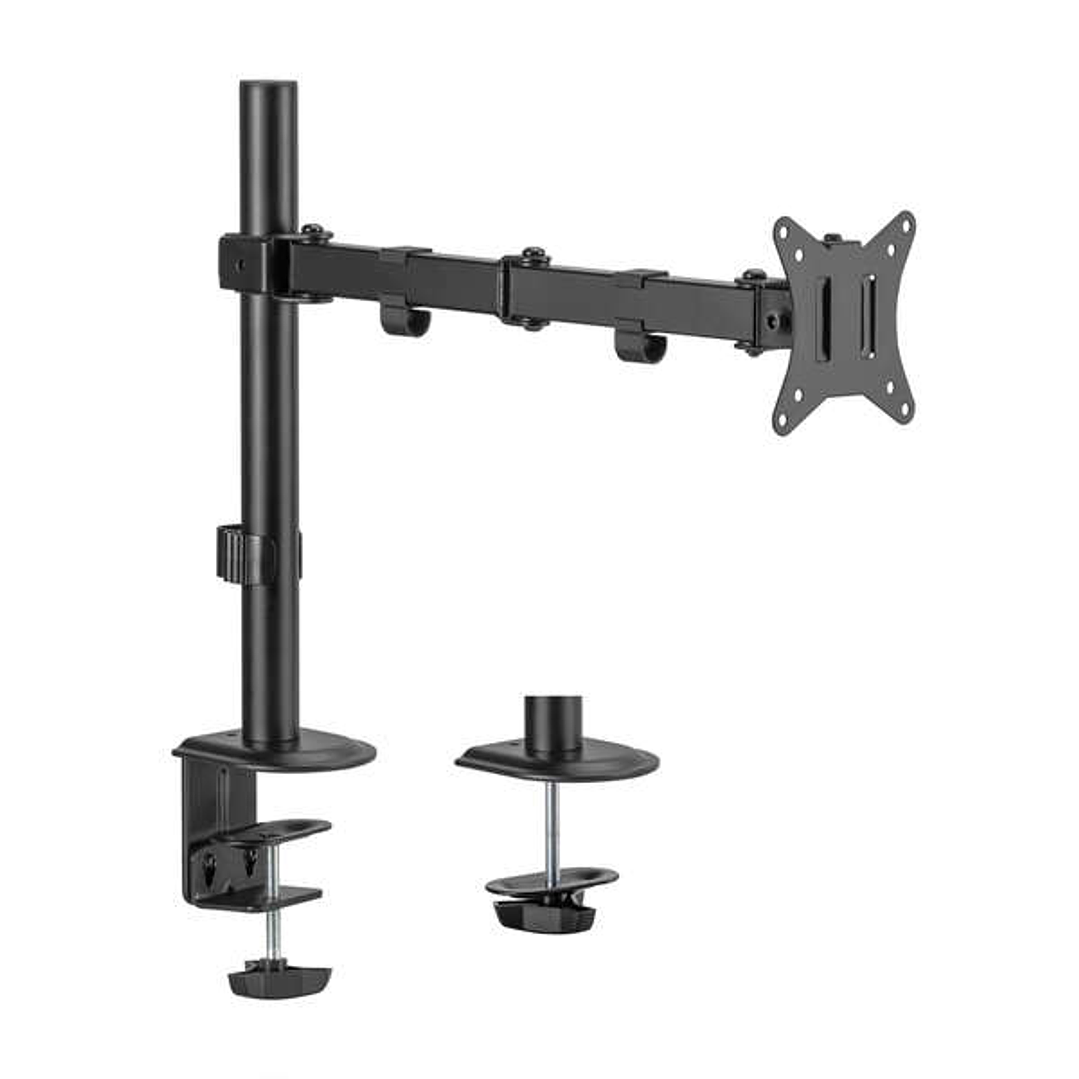 Aisens Soporte de Mesa ECO Giratorio e Inclinable para Monitor/TV 9kg (3 Pivotes - 1 Brazo) de 17-32 - Color Negro 1