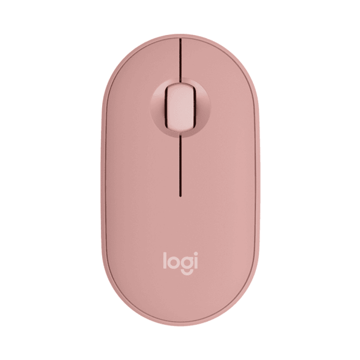 Logitech Pebble Mouse 2 M350s Raton Inalambrico USB 1000dpi - Multidispositivo - Uso Ambidiestro - Color Rosado 1