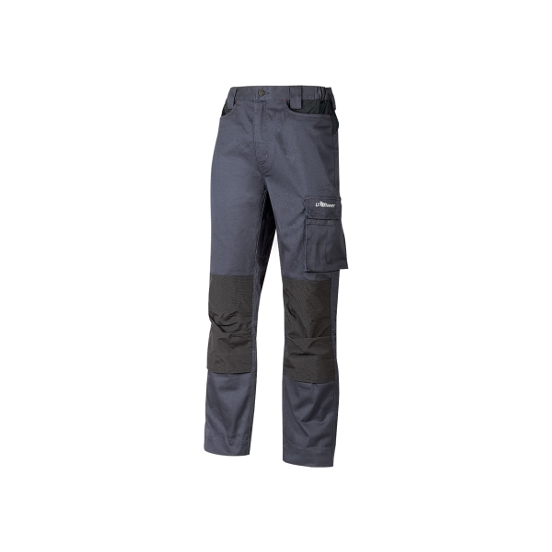 Upower Mallorca Pantalon de Trabajo con Algodon Elastico - Talla XL - Diseño Ergonomico, Cintura Elastica, Multiples Bolsillos, Refuerzos Estrategicos 1