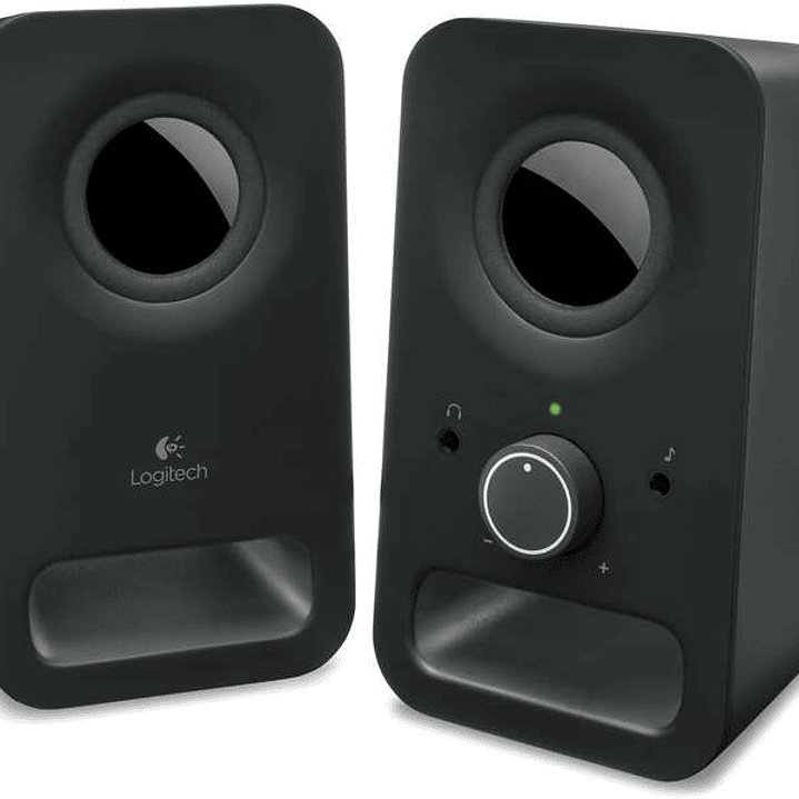 Logitech Z150 Altavoces Multimedia 2.0 6W - Entrada Jack 3.5mm - Toma de Auriculares - Cable de 1.80m - Color Negro 1